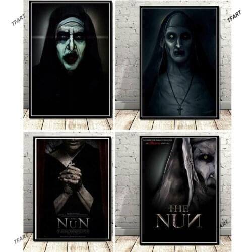 Nun Classic Horror Poster 5D Diamond Painting DIY Diamond Painting Diamond Inlaid DIY Diamond Embroidery Cross Stitch Mosaic Hom