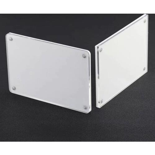 10*15cm A6 Wall Mount Picture Photo Display Ad Frame Acrylic Sign Holder Price Label Holder Stand