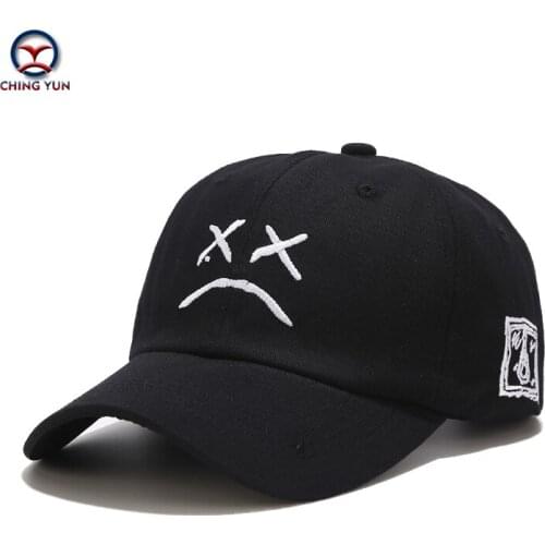 New Baseball Cap Crying Face Embroidered Baseball Hat high Quality All-match Unisex Spring and summer Outdoor sun-protection Cap