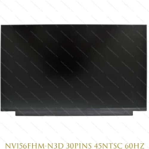 NV156FHM-N3D For Dell Inspiron 15 7580 7570 Vostro 15 7590 15.6" FHD LCD LED Widescreen Matte EDP 30PINS 45% NTSC 60HZ