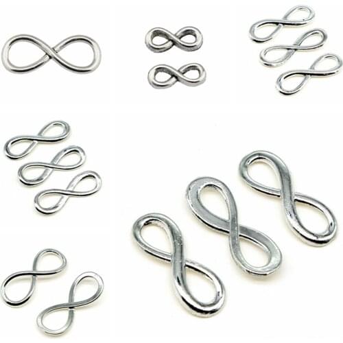 Tristana Infinite Symbol Connector Charms designer charms for jewelry making diy jewelry kit accessories