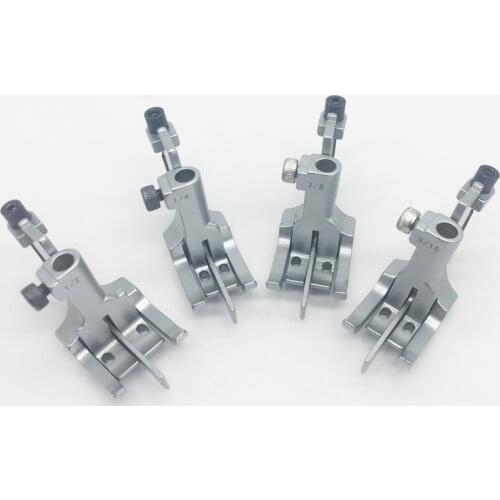 Synchronous foot pressure JUKI industrial sewing machine 1560 car cushion pressure midline presser foot 1/2'' 1/4'' 3/8'' 5/16