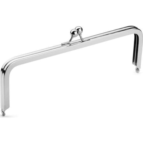 9 1/2 x 3 inches Silver Clutch Purse Frame