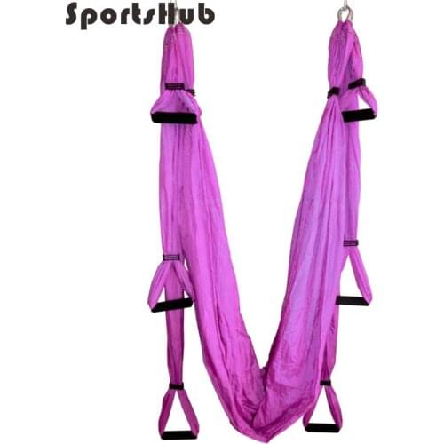 SPORTSHUB Anti-Gravity Yoga Belts Strength Decompression Yoga Hammock Inversion Gym Strap YogaSwing EF0012