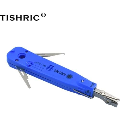TISHRIC Krone Portable RJ45 network cable Tester crimping tools RJ11 Cable Tracker Telecom Phone Wire For Telephone Patch Panel