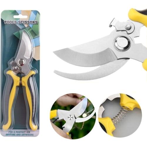 Branch bonsai Garden Hand cutter anvil tool bypass Plant tree Shear secateur Scissor pruning pruner Shrub trim Orchard graft cut