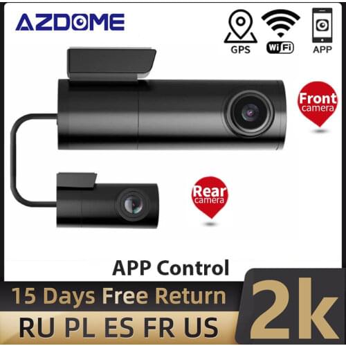 Mini Hidden FHD 1440P Night Vision Car Dash Cam Front Rear Camera DVR Detector with WiFi FHD Video Recorder 24H Parking Monitor