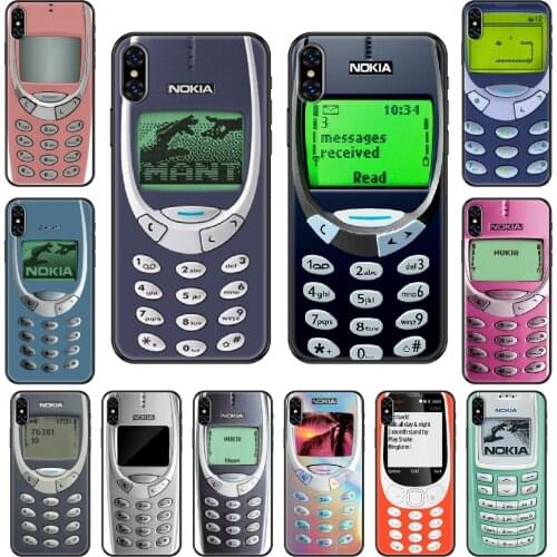 Funny Nokia Phone case For iphone 4 4s 5 5S SE 5C 6 6S 7 8 plus X XS XR 11 PRO MAX 2020 black silicone cover trend waterproof