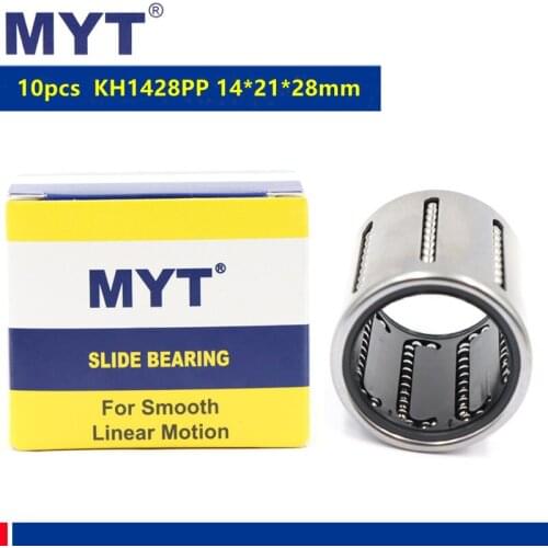 10pcs MYT high precision KH1428PP Compact Type Linear Ball Bearings For 12mm CNC Router 3d printer parts 14*21*28 mm
