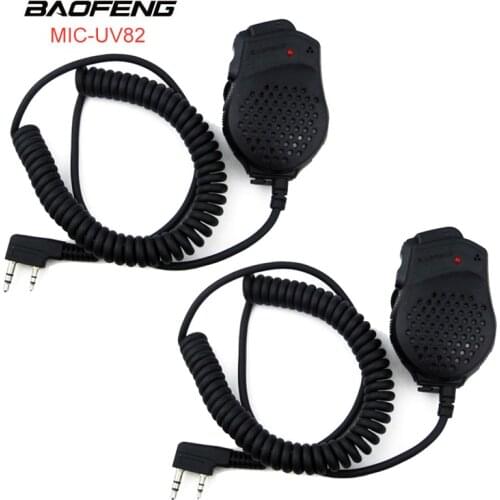 Baofeng Speaker Dual PTT Microphone for UV-82 Two Way Radio
