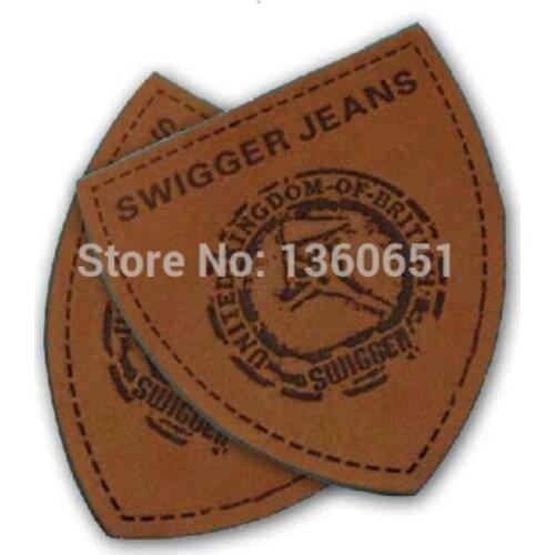 Free & Free Shipping Professional Customized Jeans & Clothing PU leather label obao/ Leather Garment Labels/main label