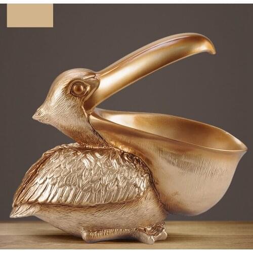Big Mouse Pelican Creative Deco Living Room Porch Key Storage Multifunctional Storage Box Resin Accessories Home Design Gift