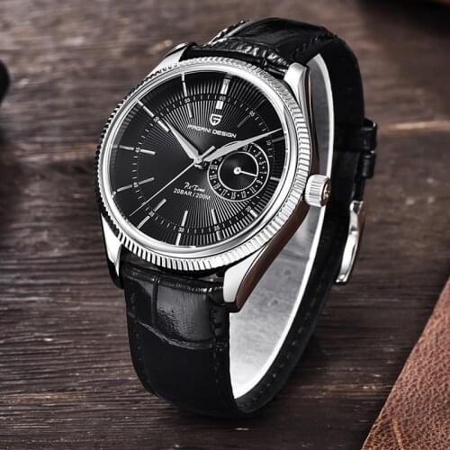 PAGANI DESIGN 2021 New Military Sports Japan VH65 Sapphire Quartz Chronograph Mens Watch 200 Waterproof Stainless Steel Clock