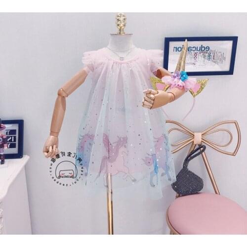 Kids Girls Princess Dress New Summer Kids Party Dresses Elegant Embroidery Dress Children Clothing Vestidos 2-6 Years
