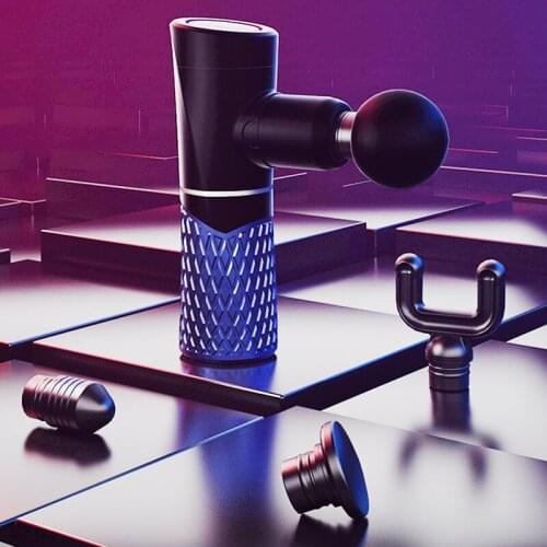 Mini Electric LCD Massage Gun Muscle Stimulator Fascial Massager Body Relaxation Fitness Therapy Vibrator Shaping Slimming