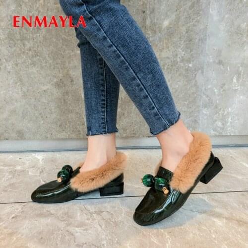 ENMAYLA Leather Pumps