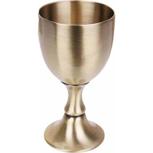 Classical Quality Details Creative White Wine Family Wine Glass Metal European Noble Home Decor Red Wine Glass LBS