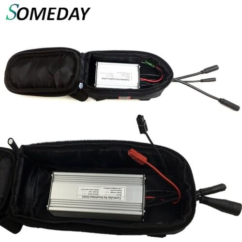 Electric Bicycle Controller Bag for 6 to 9 Tubes 15A/17A/20A/22A Controller 250W350W500W E-bike Waterproof Conversion Part