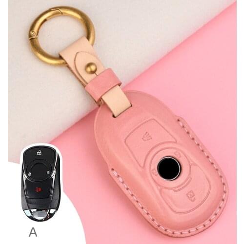 Leather Car Key Case Cover fob for OPEL Astra Buick ENCORE ENVISION NEW LACROSSE Shell Car Styling Accessories