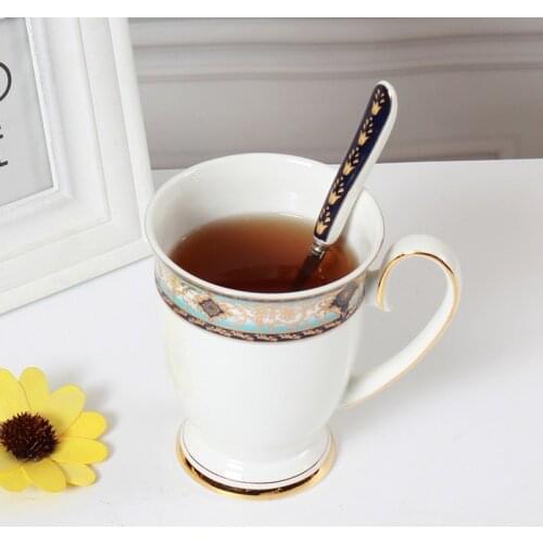 Mug Coffe Cup Bone China Ceramic Drinkware Birthday Gift Home Decorative