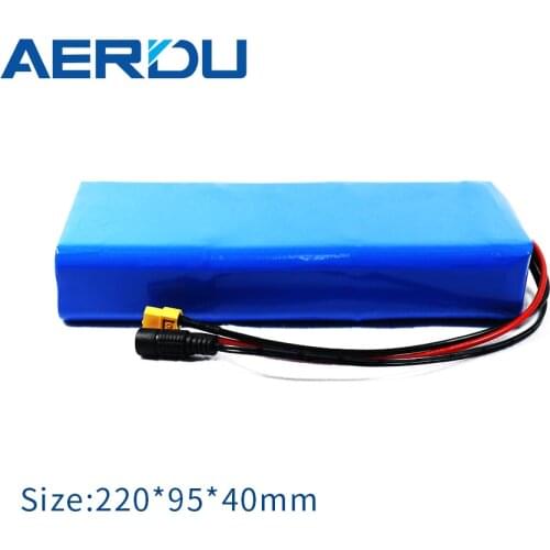 .AERDU 24V 17.5AH 6S5P 18650 Li-Ion Battery Pack 3500MAH 450W Built-in 25a Bms for Electric Bicycle Moped Scooter Motor Ebike
