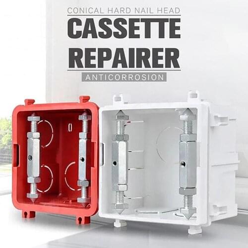 Cassette Box Repairer Tools Set For Repairing 86 Type Switch Socket Cassette Junction Box With 10 Repair 10 Long Screws 1 Wrench