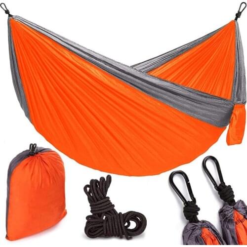 230*90cm Outdoor Indoor Travel Sleeping Camping Equipment 210T Nylon Spinning Leisure Hammock Durable Safety Adult Bear 200kg