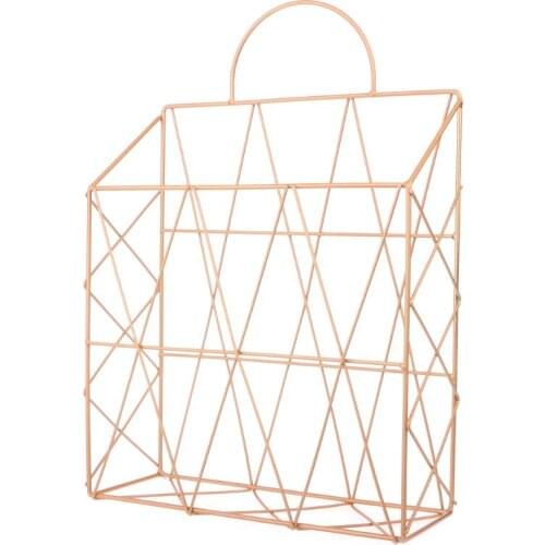 Nordic Magazine File Book Rack Desktop Hanging Storage Shelf Office Home Document Rack