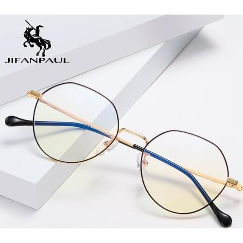 JIFANPAUL Anti-blue light transparent black glasses anti-mobile phone radiation flat eye glasses student glasses free shipping