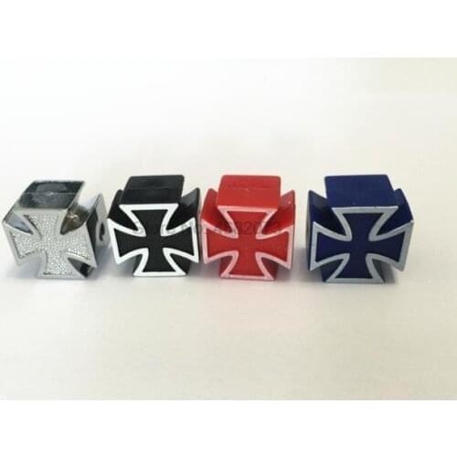 By DHL or Fedex 1000pcs Car Tire Air Valve Cap Covers Car Wheel Tyre Stem Air Caps Cross Style Bicycle Motorcycle cross style