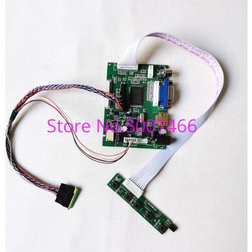 Fit LP101WSA (TL)(A1)/(TL)(B1)/(TL)(N1)/(TL)(P1) 2AV VGA LVDS LCD panel LED 40-Pin 1024*600 display control drive card kit