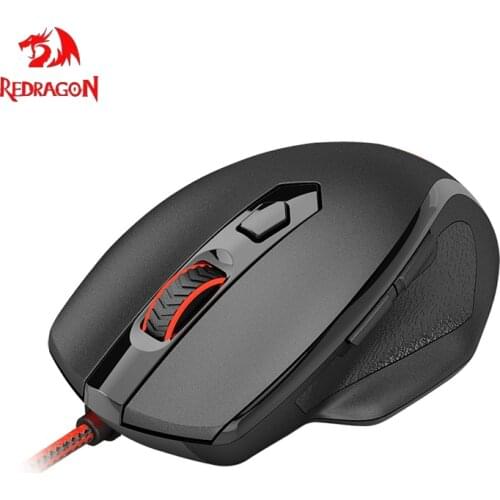 Redragon M709 Tiger Programmable Wired Computer Game Mouse With 7 Keys 10000 DPI Adjustable Laptop