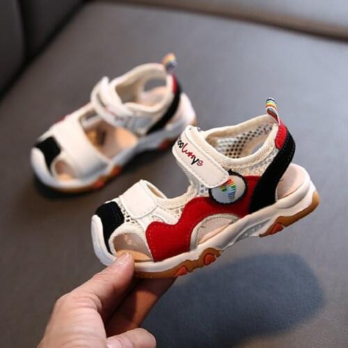 New Summer Kids Sandals Close Toe Toddler Boys Sandals Orthopedic Sport Mesh Baby Girls Sandals Childrens Beach Shoes 2021