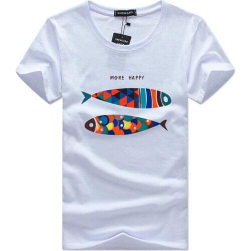 Shuangjielong Men's T-shirts With Print