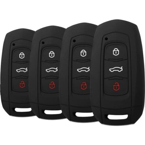 Silicone Car Key Cover Remote Fob Case For Geely Emgrand EC7 EC718 EC715 Global Hawk GX7 Shell Jacket Protector