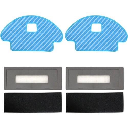 Hepa Filter Mop Cloth For Ecovacs Deebot Ozmo 610 Robot Vacuum Cleaner Parts Accessories Replacement Parts Filter And Rag