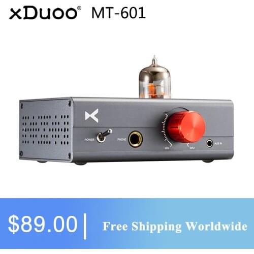 XDUOO MT-601 Tube Amplifier 6N11/E88CC MT601 High Performance Tube + Class A Headphone Amplifier