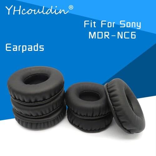 YHcouldin Earpads For Sony MDR MDR NC6 MDR-NC6 Headphone Accessaries Replacement PU Leather Soft Material