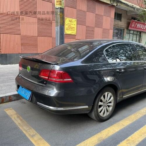 For Volkswagen VW Passat B7 high quality Carbon Fiber rear boot Wing Spoiler Rear Roof Spoiler Wing Trunk Lip Boot Cover