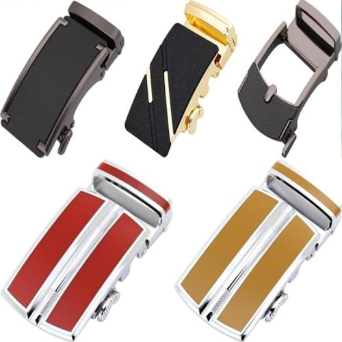 ZPXHYH Fashion Mens Business Alloy Automatic Buckle Unique Men Plaque Belt Buckles for 3.5cm Ratchet Men Apparel Accessories GH