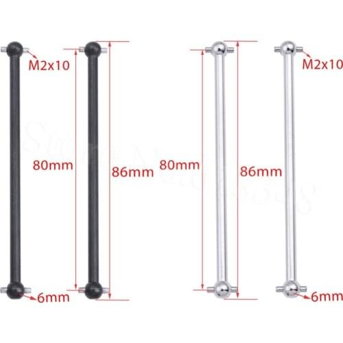 1 Pair HSP 06022 Front/Rear Dogbone 86MM*2P Spare Parts For HSP 1/10 RC Model Car