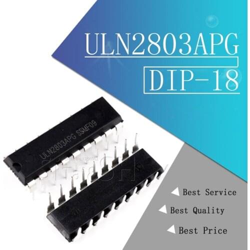 10pcs ULN2803APG ULN2803 ULN2803A ULN2803AP DIP-18 ULN2803AN Darlington Transistors new original