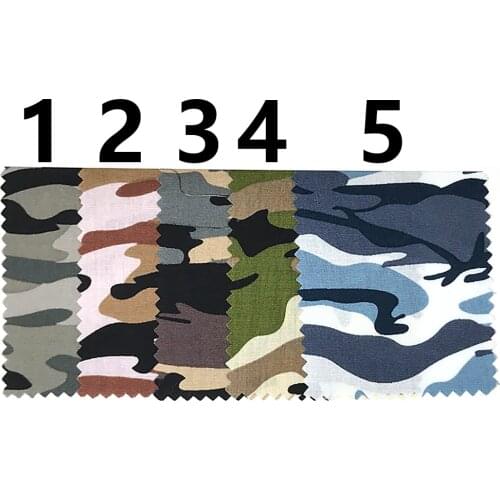 100x145cm Soft Fabric Camouflage Print Cotton Cloth for Camo Bag DIY Crafts Cloth Sewing Toys Cap Outdoor Scarf Making Materials