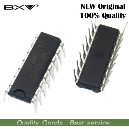 5PCS CD4053BE DIP16 CD4053 DIP 4053BE DIP-16 IC