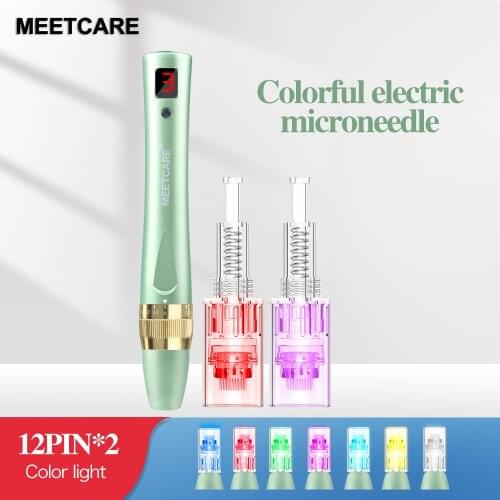 7 Colors LEDWireless Dermapen Ultima Dr Pen Microneedling Pen Professional Mesotherapy Auto Micro Needle Derma Tools Therapy