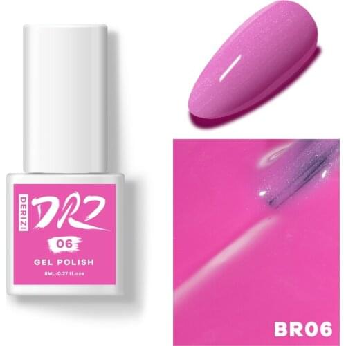DERIZI 60 Colors Series NO.6 Gel Nail Art Salon Hot Sale Primer Nail Gel Varnish Soak Off UV LED Nail Gel Lacquer 8ml