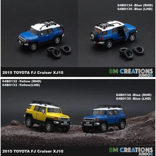 BM 1:64 TOYOTA FJ XJ10 2015 SUV Door Can Be Opened Collector Edition Metal Diecast Model Toy Gift