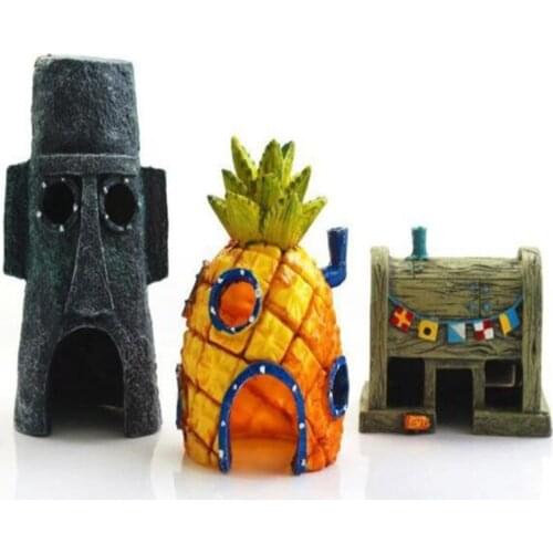 Hot-Selling Cartoon Comics Environmentally Friendly Resin Crafts Fish Tank And Aquarium Landscaping Ornaments