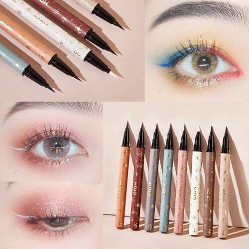 HOJO Eyeliner Pencil Holds Eye Makeup Waterproof Long Lasting Does Not Smudge Matte Eye Liner Pen Quick Dry Comestic TSLM2