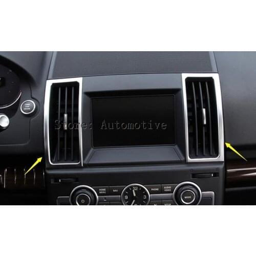 Matt style ! ABS / Front Air Outlet Vent Cover Trim 6 Pcs For Land Rover Freelander 2 LR2 2013 2014 2015